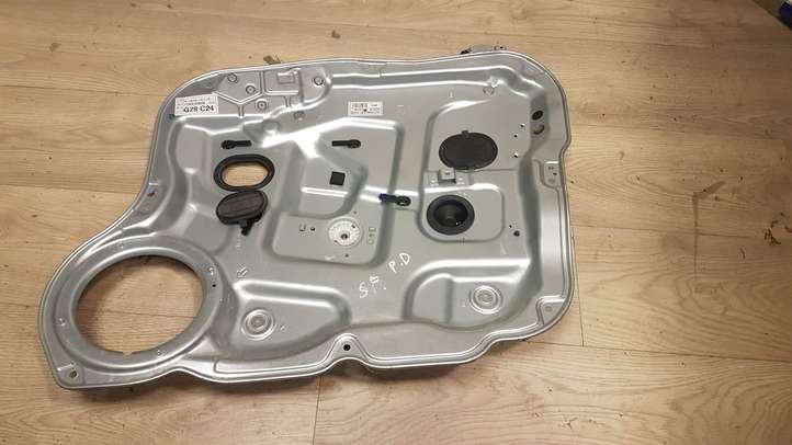 Hyundai Santa Fe (2005 - 2009)  2601230 Механизм для электрического подъема окон передней двери (без двигателя)