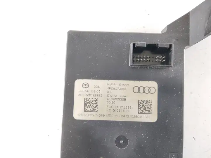 Audi A6 Allroad C6 (2008 - 2011) 4F0907335B Блок бесключевого доступа — фото 3