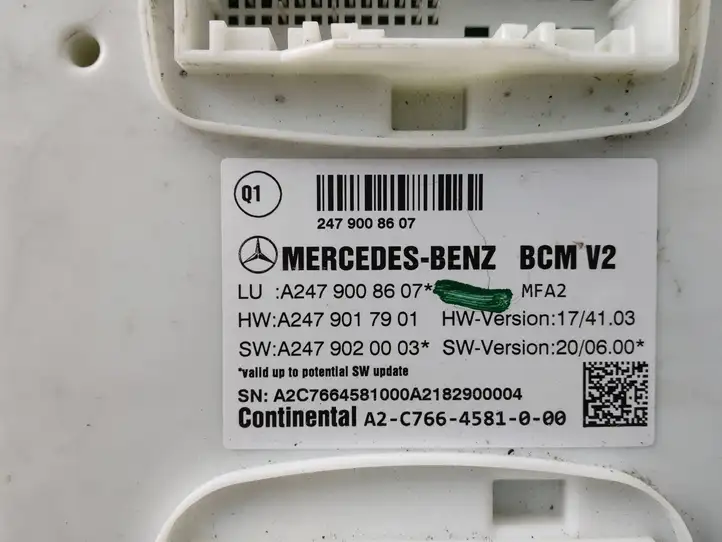 Mercedes-Benz CLA C118,X118 (2019 - ) A2479008607 Модуль комфорта — фото 4