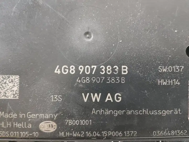 Audi A6 C7 (2014 - 2018) 4G8907383B Блок управления фаркопом — фото 5