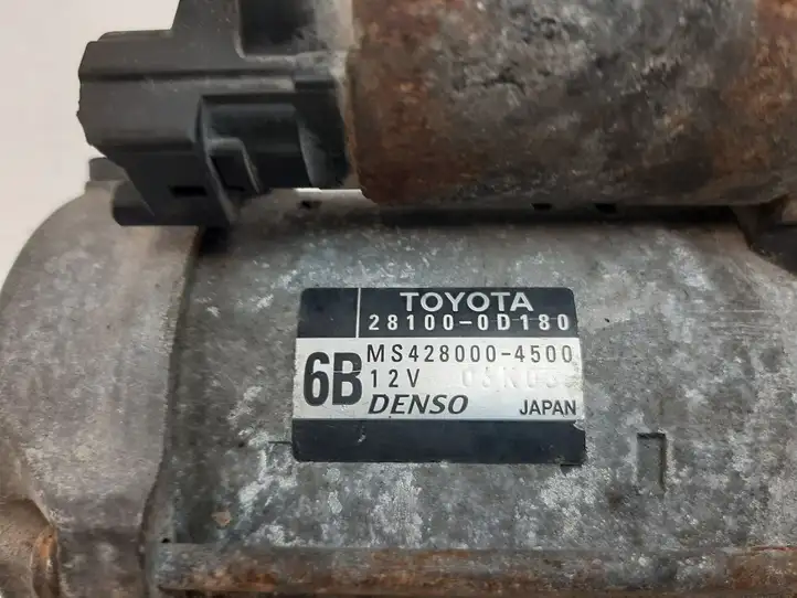 Toyota Avensis T250 (2003 - 2006) 281000D180 Стартер — фото 8