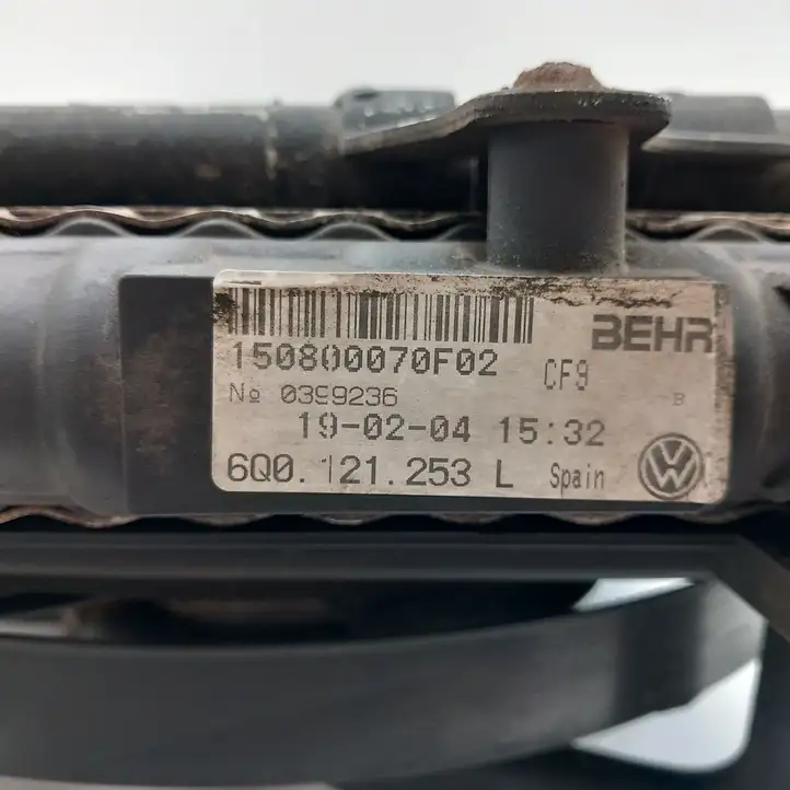 Skoda Fabia Mk1 (6Y) (1999 - 2007) 6Q0121207F Комплект радиаторов охлаждения — фото 10