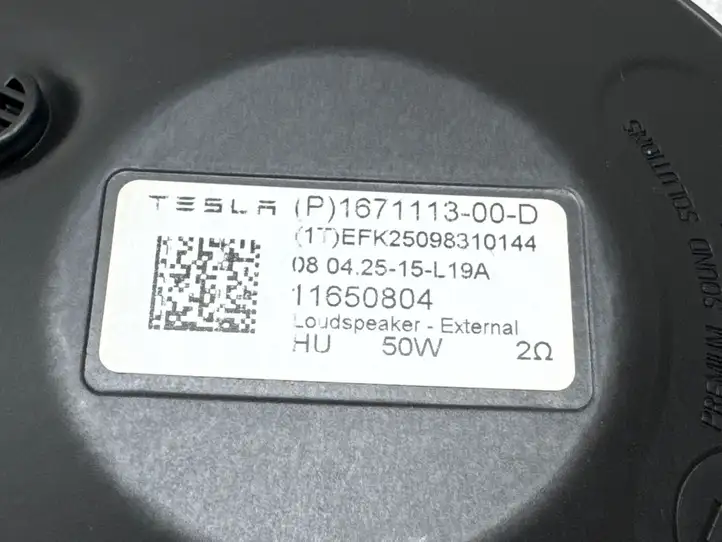 Tesla Model Y (2025 - ) 167111300D Динамик парктроника (PDC) — фото 6