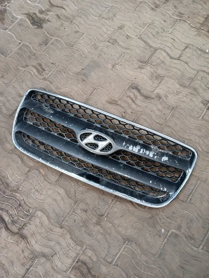 Hyundai Santa Fe (2005 - 2009) 865612B000 Верхняя решетка радиатора — фото 1