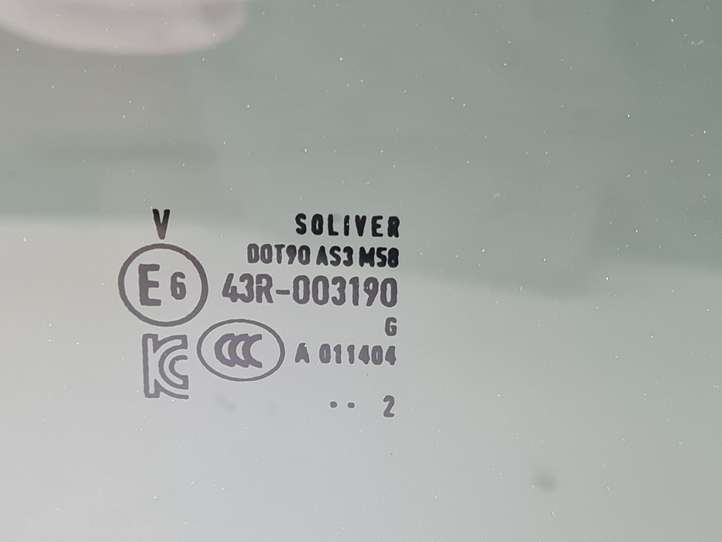 Porsche Taycan 9J1 (2019 - )  9J1845026E Основное стекло задних дверей