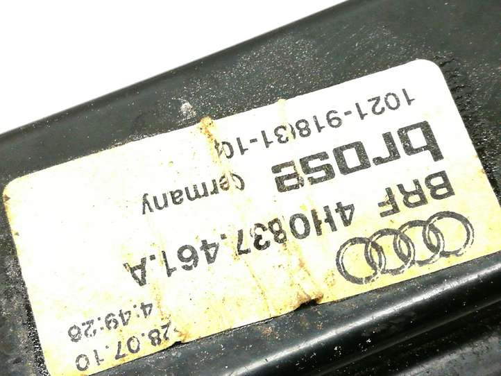 Audi A8 (2010 - 2014)  4H0837461A Механизм для электрического подъема окон передней двери (без двигателя)