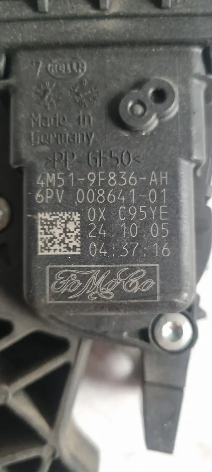 Mazda 5 (2005 - 2010) 4M519F836AH Педаль акселератора — фото 2