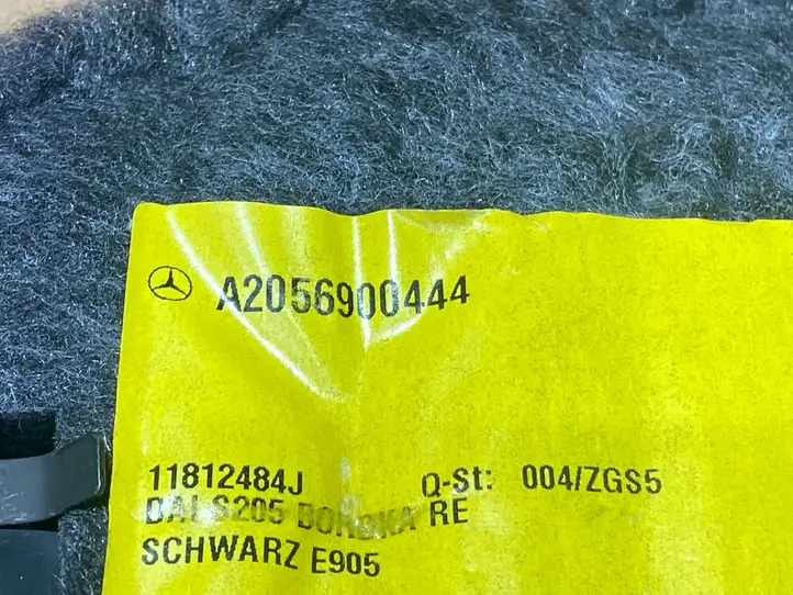 Mercedes-Benz C W205 (2014 - 2021) A2056900444 Прочая отделка багажника — фото 3