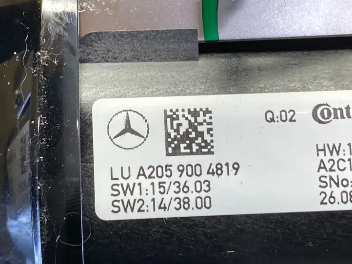 Mercedes-Benz C W205 (2014 - 2021) A2059004819 Контроллер мультимедийной системы — фото 4