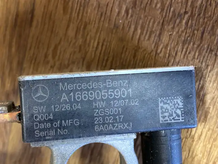 Mercedes-Benz GLE W166/C292 (2015 - 2019) A1669055901 Минусовой провод аккумулятора — фото 3