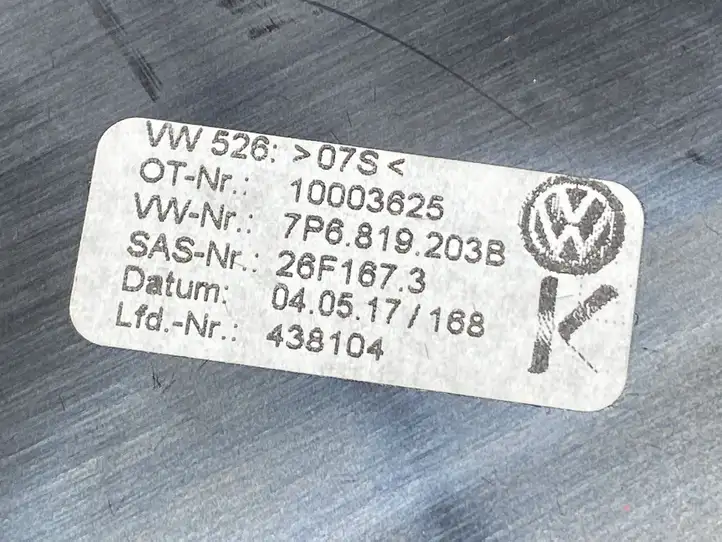 Volkswagen Touareg II (2010 - 2018) 7P6819203B Задний воздушный дефлектор — фото 3