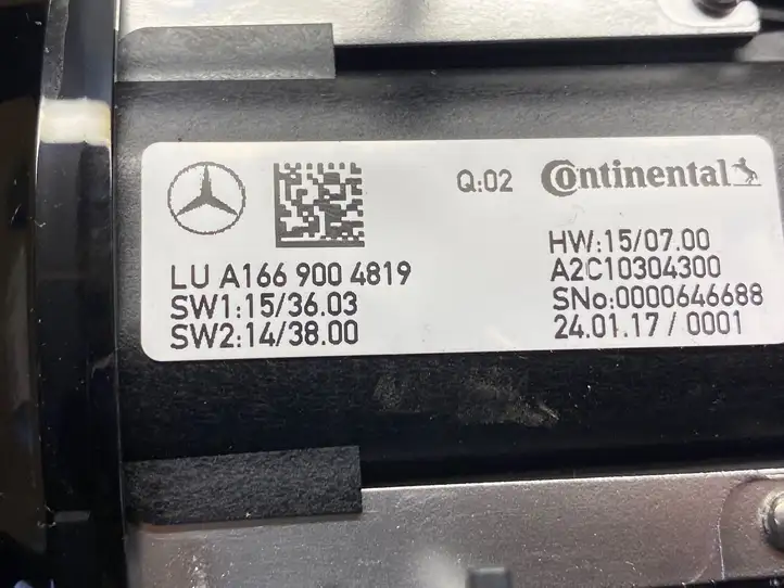 Mercedes-Benz GLE W166/C292 (2015 - 2019) A1669004819 Контроллер мультимедийной системы — фото 4