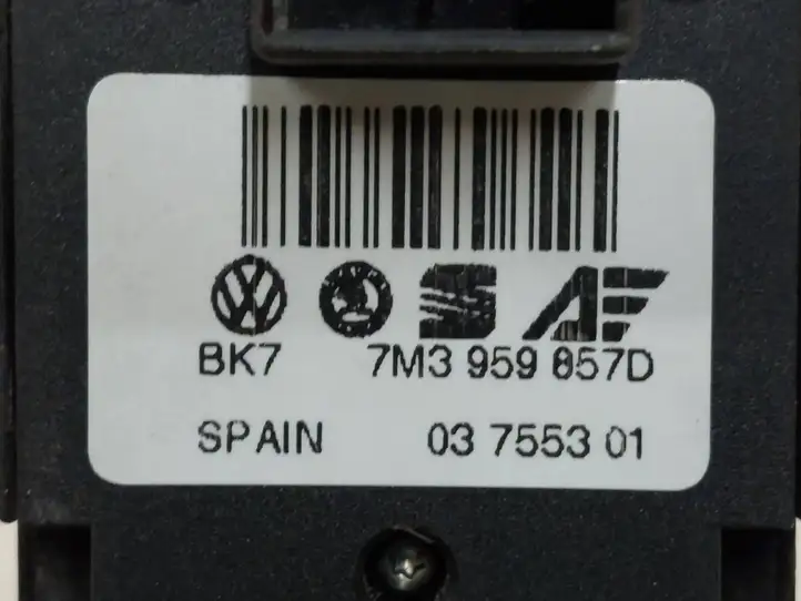 Volkswagen Sharan (2003 - 2010) 7M3959857D Кнопка стеклоподъемников — фото 4