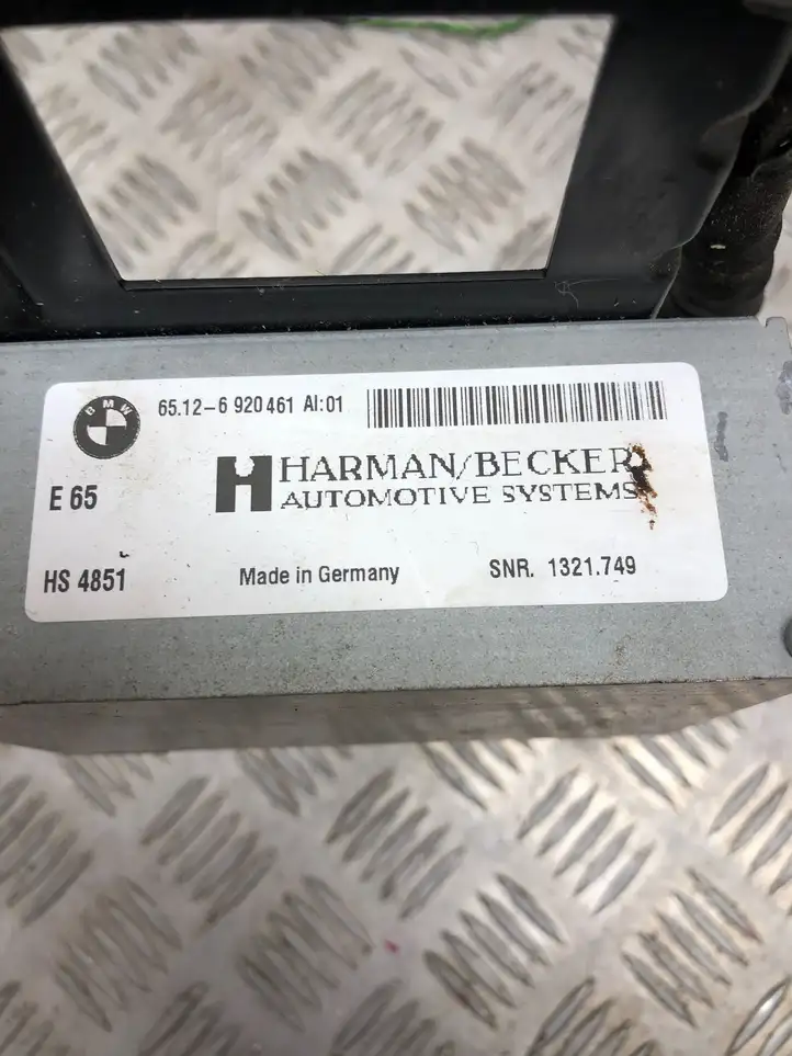 BMW 5 E60 E61 (2004 - 2010) 6978628 Комплект аудиосистемы — фото 11