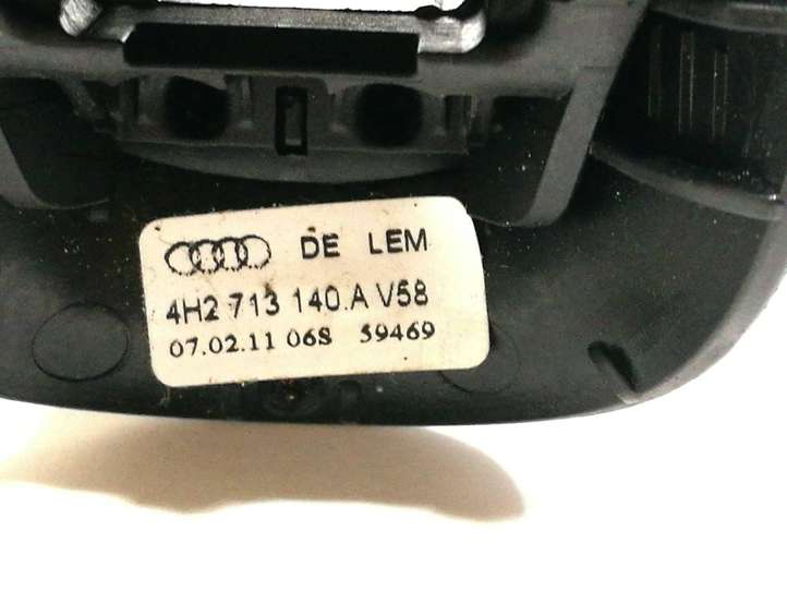 Audi A8 (2010 - 2014)  4H2713140A Отделка рычага переключения передач (кожа, головка)