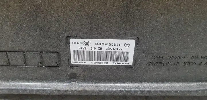 Mercedes-Benz CLS C218,X218 (2011 - 2017) A2187801040 Комплект люка крыши — фото 3
