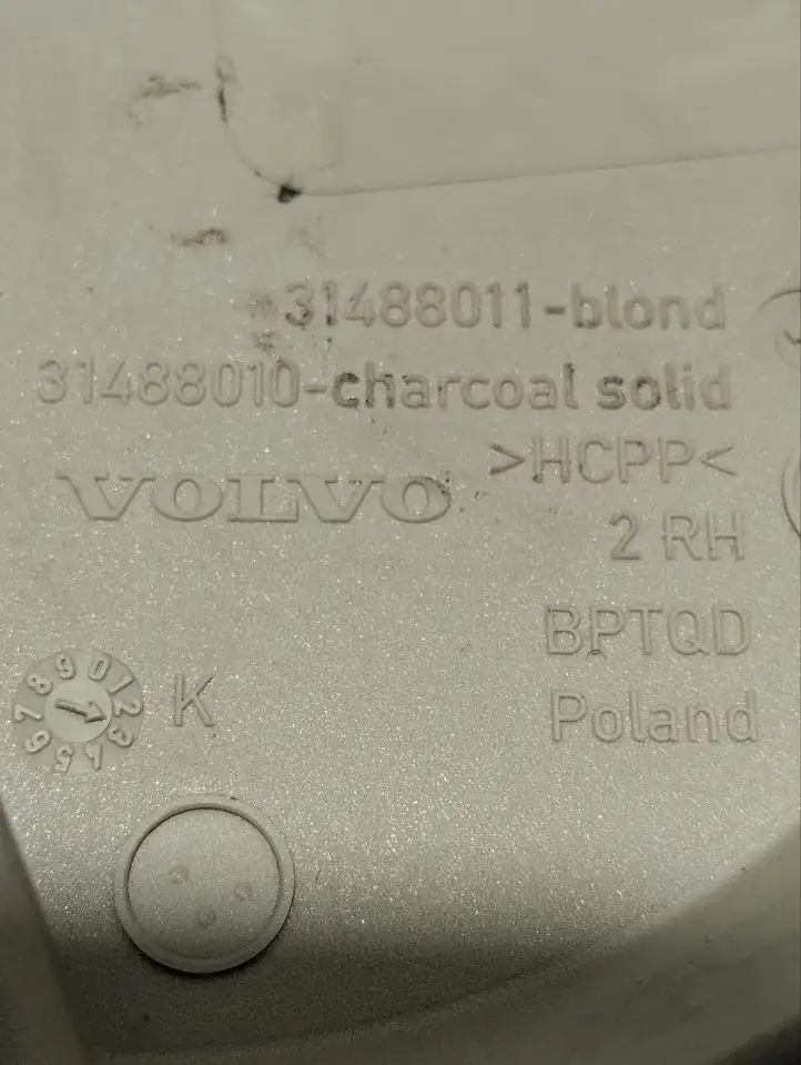 Volvo XC90 (2019 - ) 31488010 Обшивка сидений — фото 3