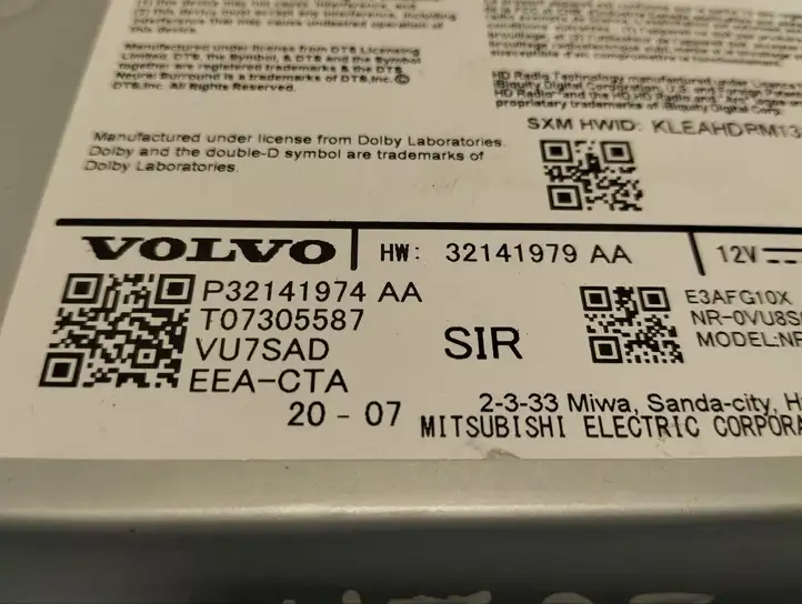 Volvo XC90 (2019 - ) 32141974 Магнитола / мультимедийная система — фото 7