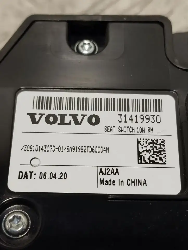 Volvo XC90 (2019 - ) 31419930 Управление регулеровки сидений — фото 2