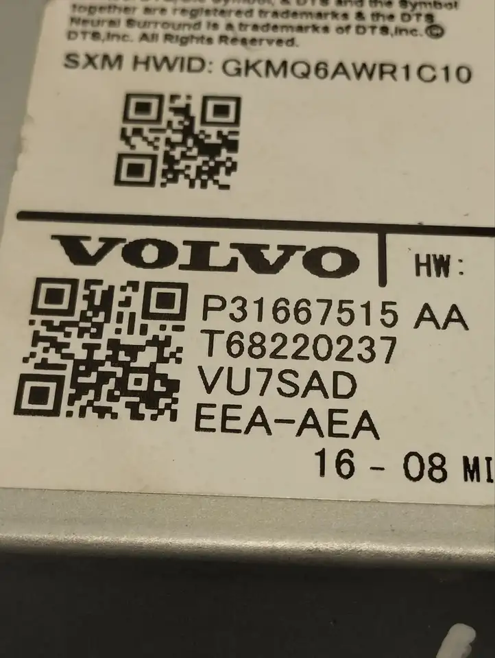 Volvo S90, V90 (2016 - 2020) 31667515 Магнитола / мультимедийная система — фото 6