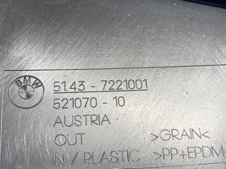 BMW 3 F30 F35 F31 (2012 - 2018) 51437221001 Нижняя обшивка стойки B — фото 3