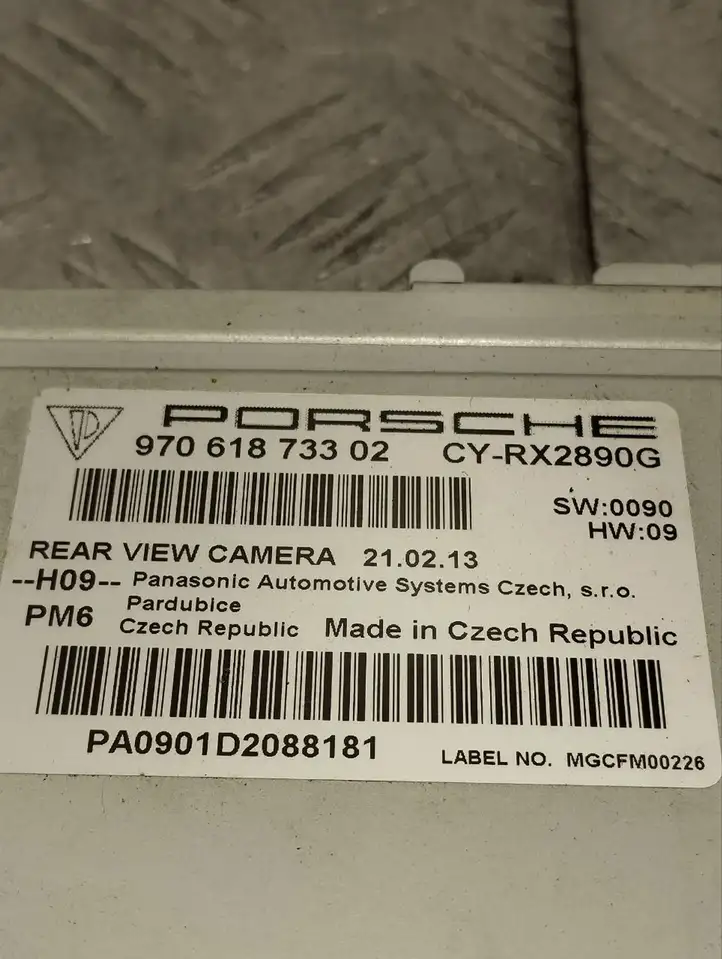 Porsche Panamera (970) (2013 - 2016) 97061873302 Модуль управления камерой — фото 2
