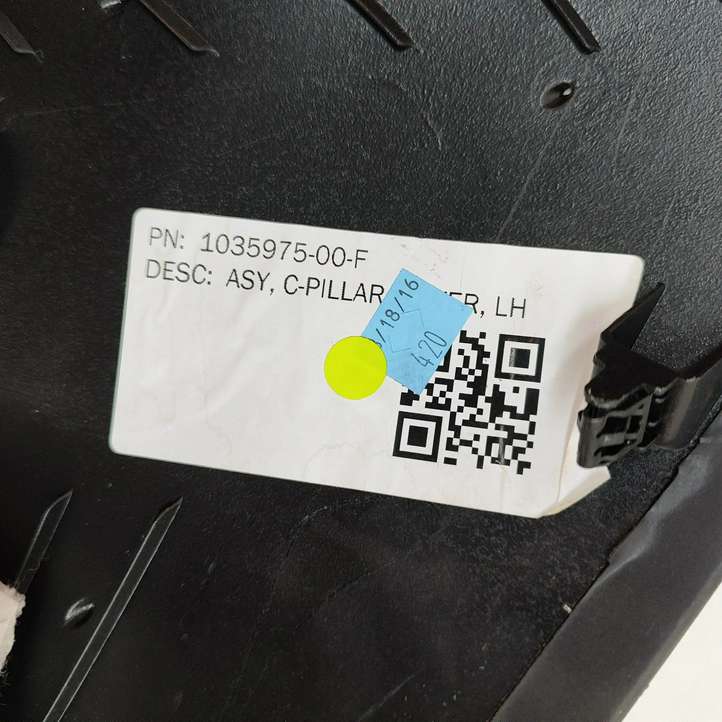 Tesla Model X (2015 - 2021)  103597500F Боковая отделка у заднего сиденья (низ)