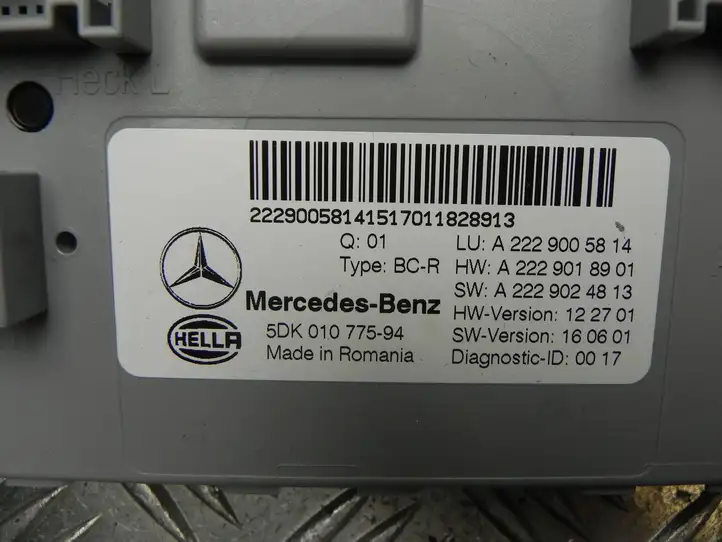 Mercedes-Benz C AMG W205 (2014 - ) A2229005814 Модуль комфорта — фото 3