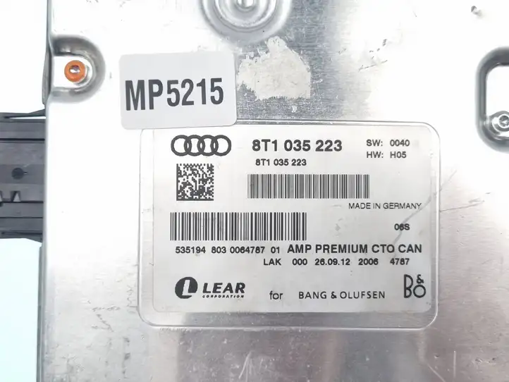 Audi A4 S4 B8 8K (2011 - 2015) 8T1035223 Усилитель звука — фото 5