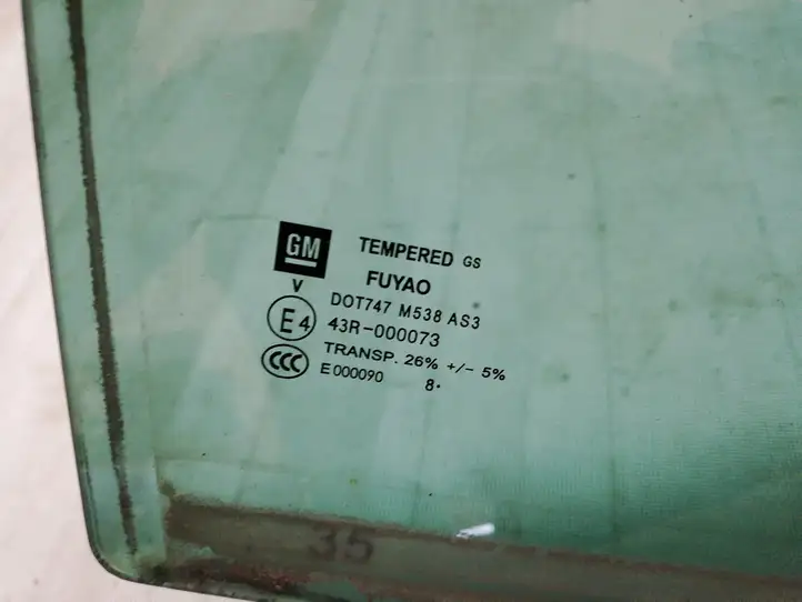 Opel Insignia A (2008 - 2017)   Основное стекло задних дверей
