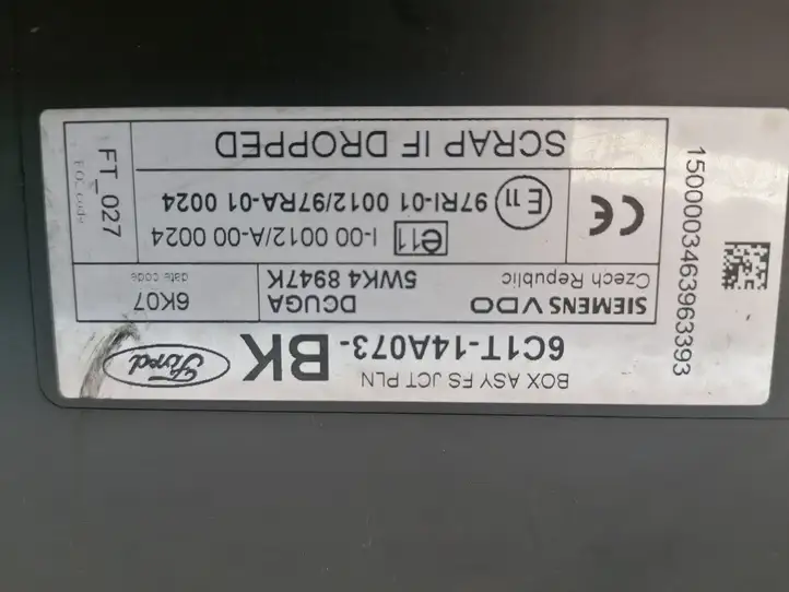 Ford Transit (2006 - 2013) 6C1T14A073BK Модуль комфорта — фото 3