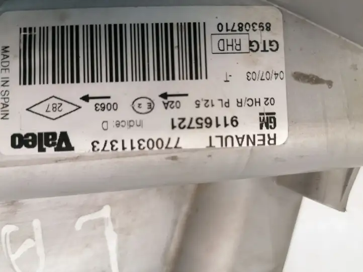 Opel Vivaro (2001 - 2006) 7700311373 Передняя фара — фото 2