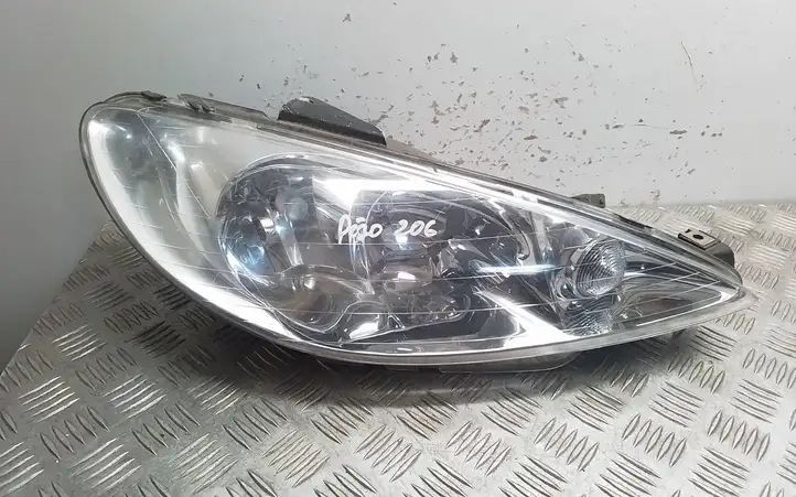 Peugeot 206 (1998 - 2012) 9628666780 Передняя фара — фото 1