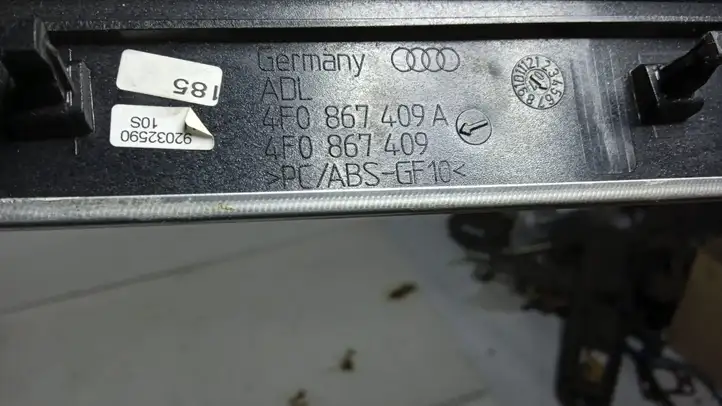 Audi A6 S6 C6 4F (2004 - 2008) 4F0867409A Декоративная накладка передней двери — фото 3