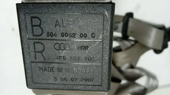 Audi A6 S6 C6 4F (2004 - 2008) Передний ремень безопасности — фото 3