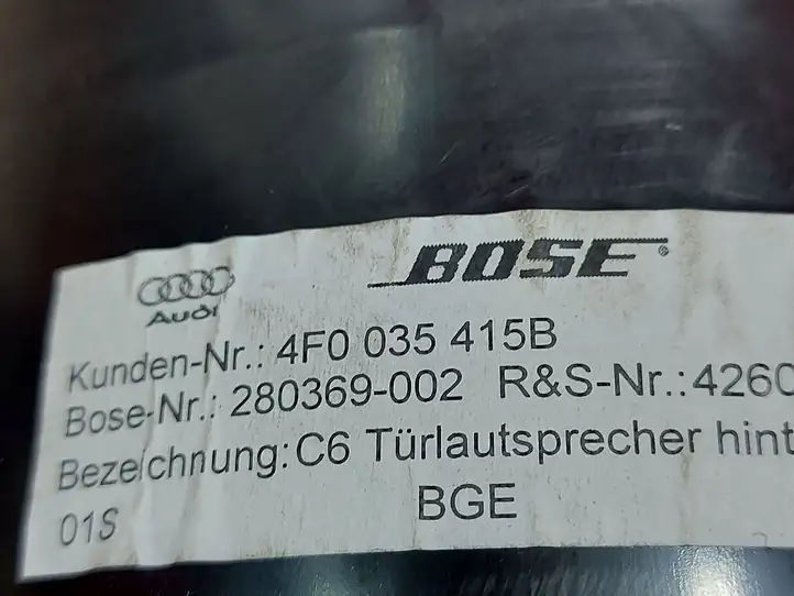 Audi Q7 4L (2005 - 2009) 4F0035415B Динамики задних дверей — фото 2