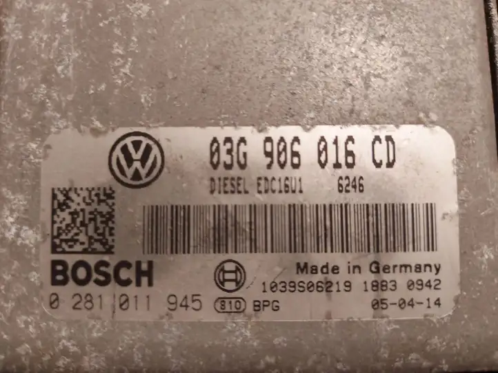 Volkswagen Touran I (2003 - 2010) 03G906016CD Блок управления двигателем (ЭБУ) — фото 3