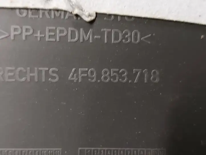 Audi A6 Allroad C6 (2006 - 2008) 4F9853718 Молдинг крыла — фото 2