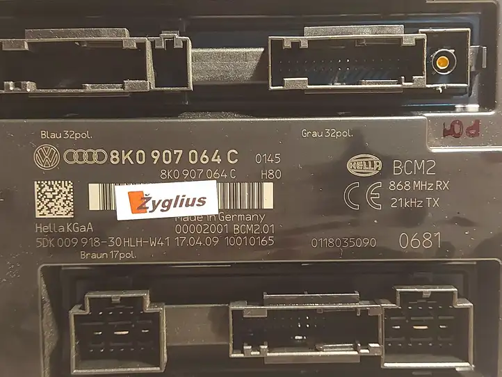 Audi A4 S4 B8 8K (2007 - 2011) 8K090764C Модуль комфорта — фото 6