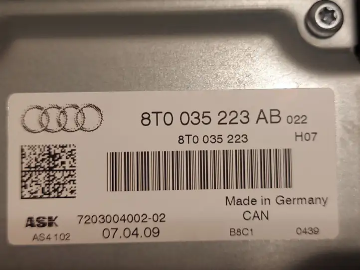 Audi A4 S4 B8 8K (2007 - 2011) 8T0035223AB Усилитель звука — фото 6