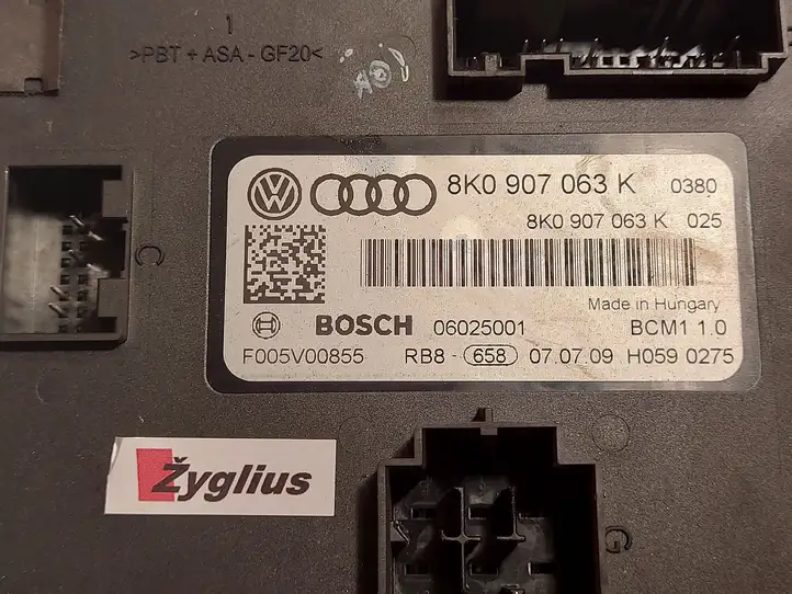 Audi A4 S4 B8 8K (2007 - 2011) 8K0907063K Модуль комфорта — фото 8