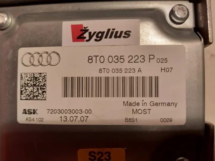Audi A5 8T 8F (2007 - 2011) 8T0035223P Усилитель звука — фото 6
