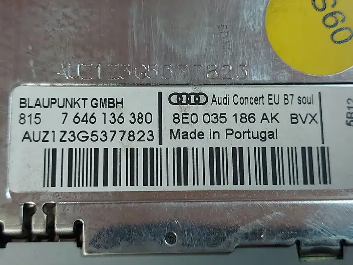 Audi A4 S4 B7 8E 8H (2004 - 2009) 8E0035186 Магнитола / мультимедийная система — фото 6