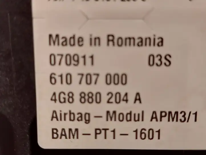 Audi A6 C7 (2011 - 2014) 4G8880204A Подушка безопасности пассажира — фото 5