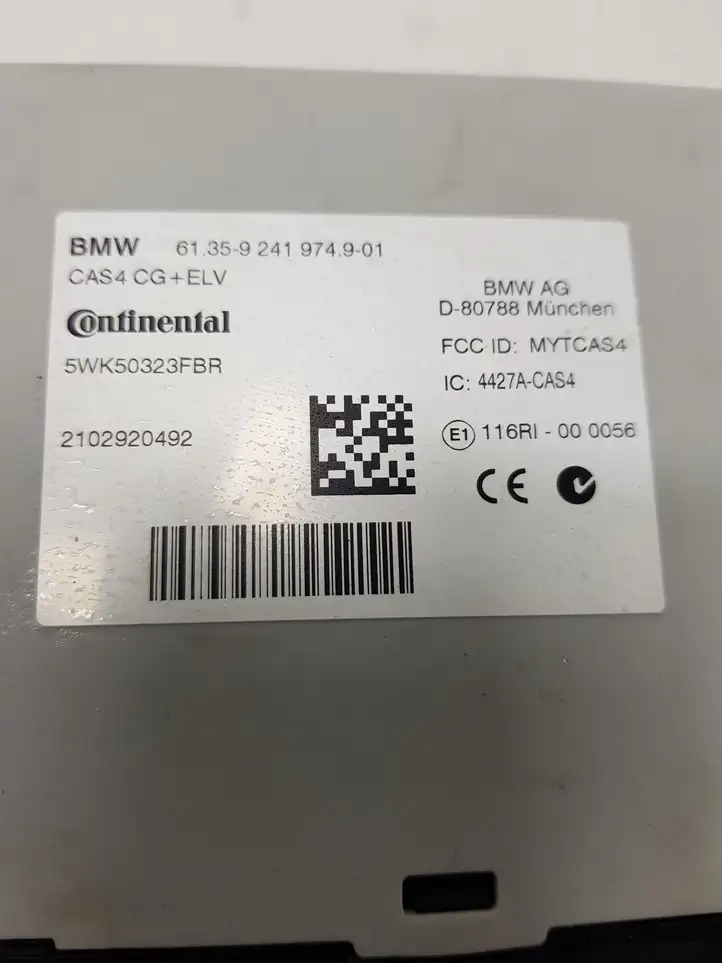 BMW 5 F10 F11 (2009 - 2016) 61359241974901 Блок управления CAS — фото 4