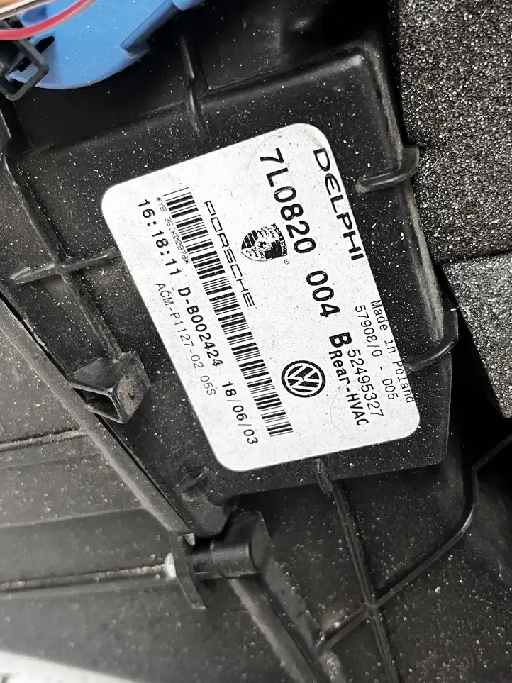 Volkswagen Touareg I (2002 - 2010) 7L0820004B Комплект системы вентиляции салона — фото 6