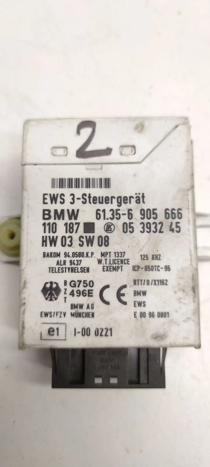BMW 3 E46 (1998 - 2005) 61356905666 Блок иммобилайзера — фото 5