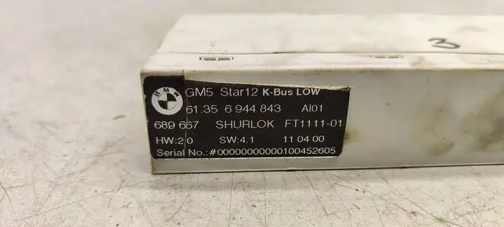 BMW 3 E46 (1998 - 2005) 61356944843 Модуль комфорта — фото 3