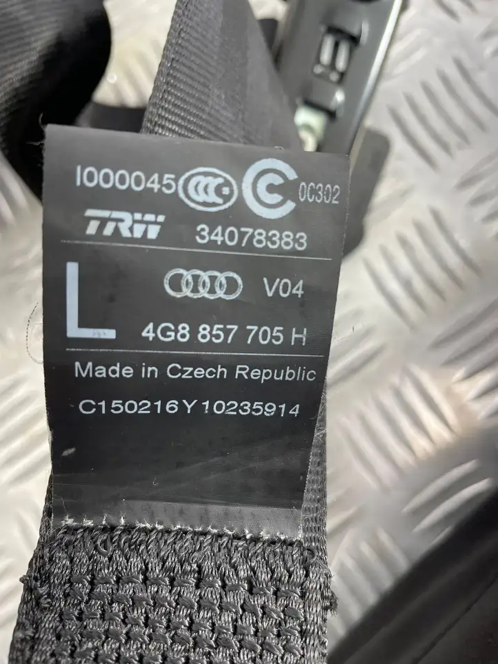 Audi A6 C7 (2011 - 2014) 4G8857705H Передний ремень безопасности — фото 7