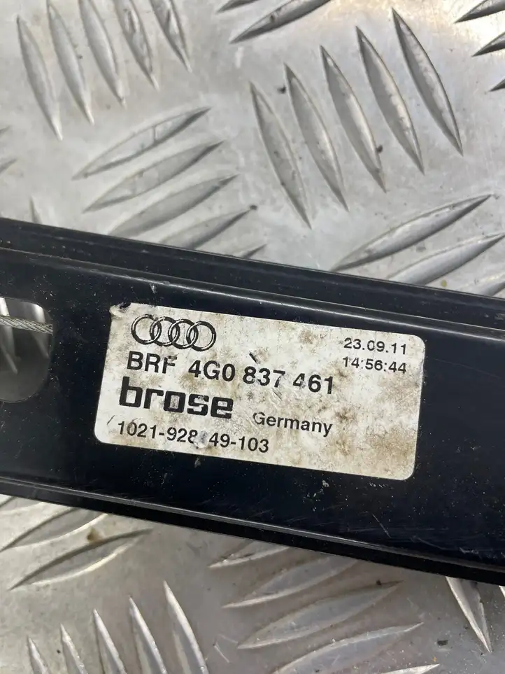 Audi A6 C7 (2011 - 2014) 4G0837461 Электростеклоподъемник передний (комплект) — фото 6